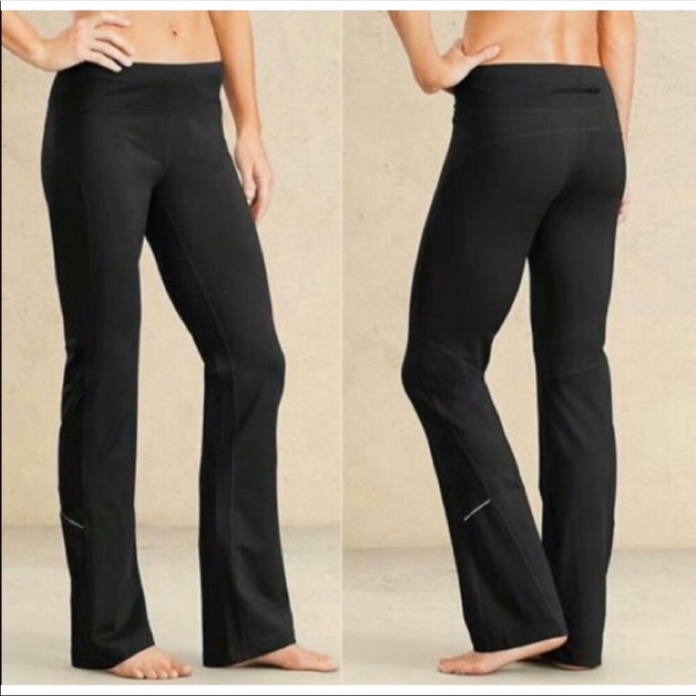 Athleta roundabout black pants size large